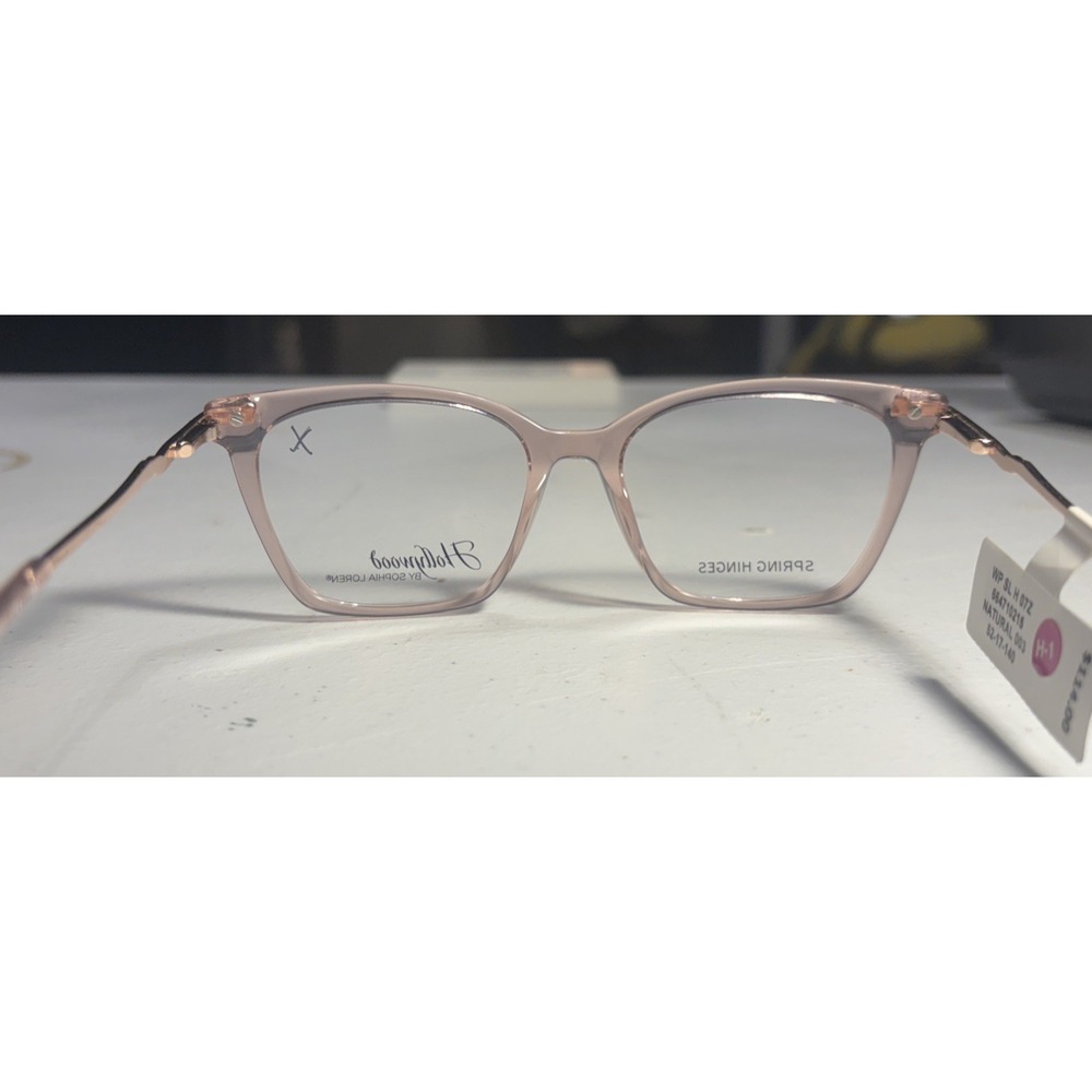 Sophia Loren Eyeglass‎ Frames Womens 52-17-140 Pink Cat Eye H07Z Titanium - Picture 7 of 10
